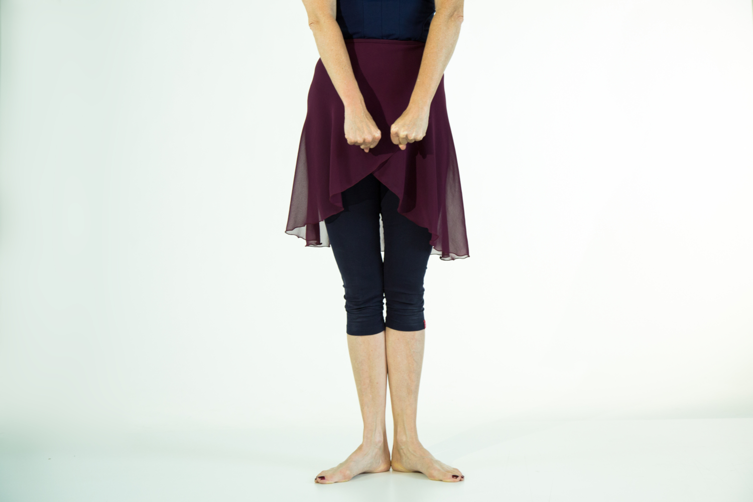 Muscles en première plier jambes et bras LaZwalla Danse